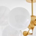 SHINE GLASS FLUSH MOUNT LIGHT BY REGINA ANDREW