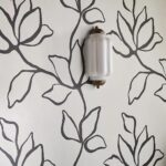 THE ELOISE DECORATIVE SCALLOP WHITE GLASS WALL SCONCE