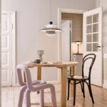 PH5 DECORATIVE BLUE THREE SHADE METAL PENDANT LIGHT