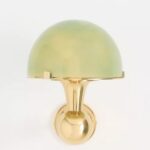 MERVE KAHRAMAN MUSHROOM GLASS GREEN SCONCE WALL LIGHT