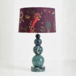 DECORATIVE MARBLE BOBBIN LAMP BASE