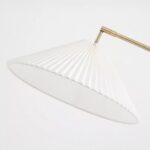 LEROY DECORATIVE FLOOR LAMP WITH PLEATED SHADE