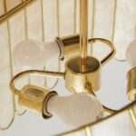 MADELYN DECORATIVE CAPIZ OVAL CHANDELIER FIXTURE