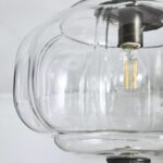 THE ELOISE DECORATIVE SCALLOPED GLASS CEILING LIGHT