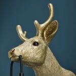 BABY HARRY DEER ACCENT WALL LAMP IN GOLD