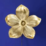 ELEGANT BLOOM GOLD FLOWER WALL LAMP