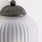 ELOISE SCALLOPED CLEAR GLASS SCONCE WALL LIGHT