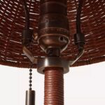DELPHINE WICKER WALL LIGHT SCONCE