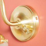 WHITE BUMBLEBEE DECORATIVE WALL SCONCE
