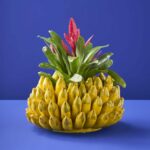 UNIQUE BANANA-INSPIRED YELLOW VASE BOWL