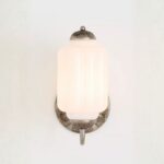 THE ELOISE WHITE GLASS SCALLOP WALL SCONCE